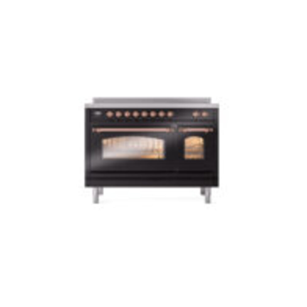 ILVE_UPI486NMPBKP_Nostalgie_II_48"_Dual_Fuel_Range_front_view