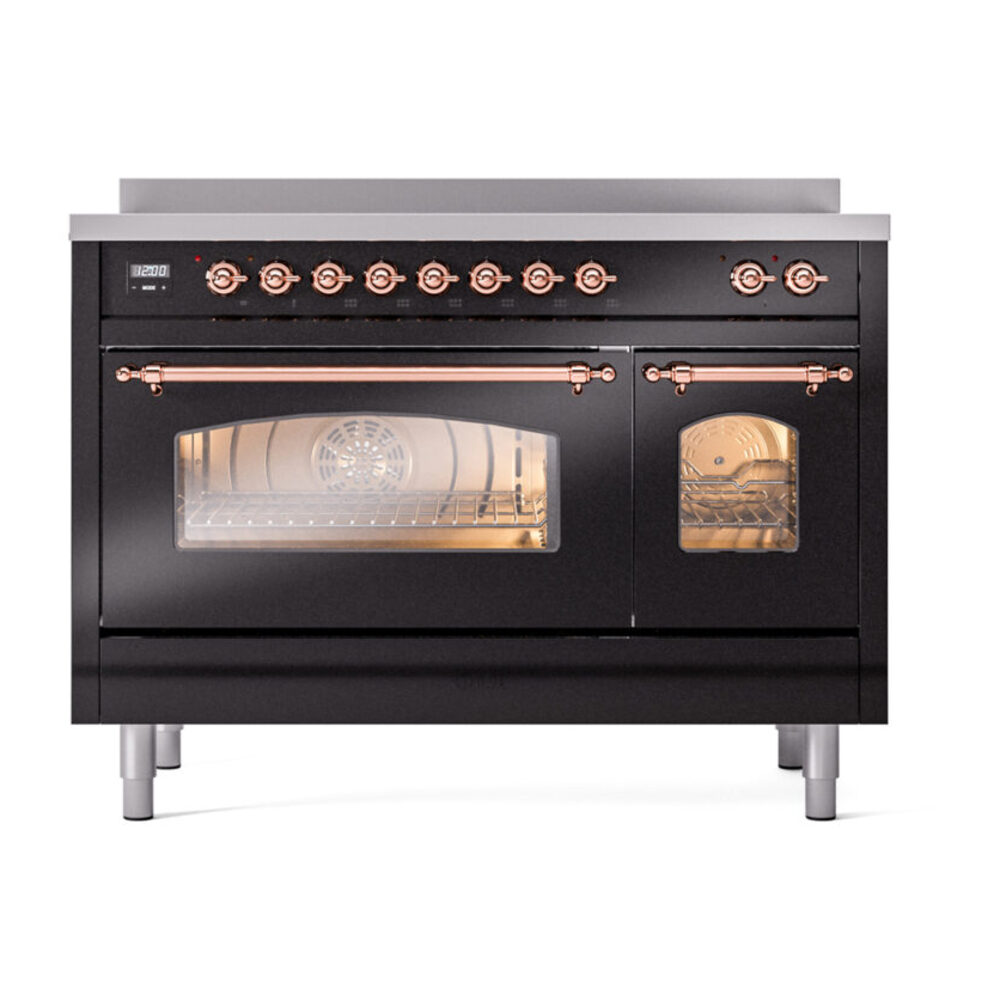 ILVE_UPI486NMPBKP_Nostalgie_II_48"_Dual_Fuel_Range_front_view