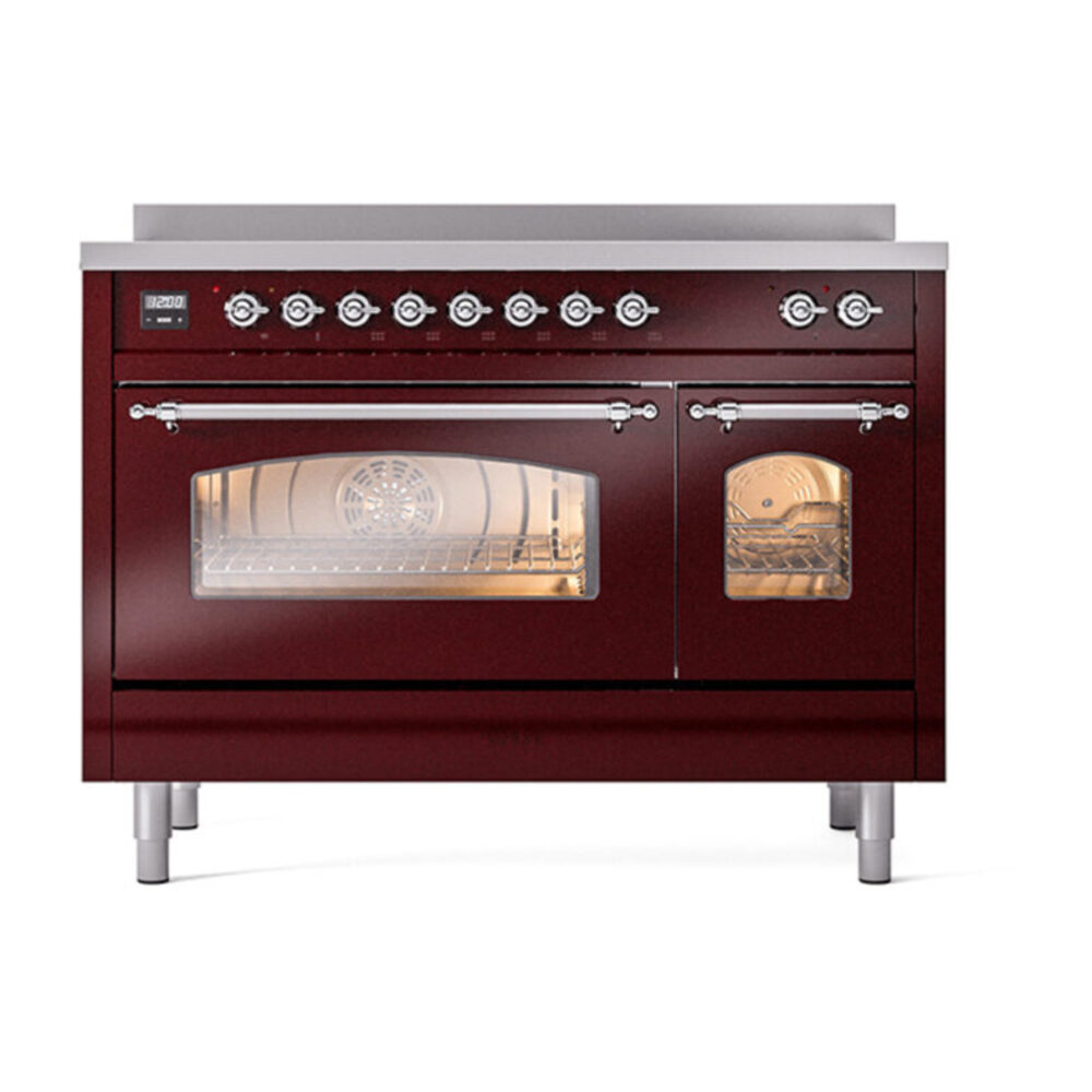 ILVE_UPI486NMPBUC_Nostalgie_II_48"_Dual_Fuel_Range_front_view