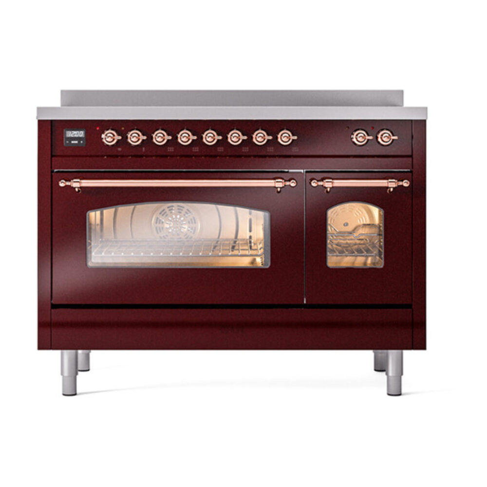 ILVE_UPI486NMPBUP_Nostalgie_II_48"_Dual_Fuel_Range_front_view