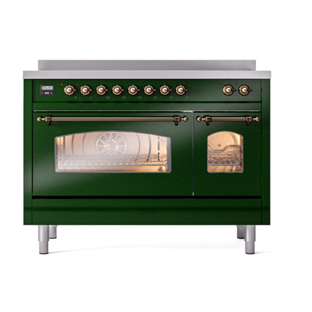 ILVE_UPI486NMPEGB_Nostalgie_II_48"_Dual_Fuel_Range_front_view