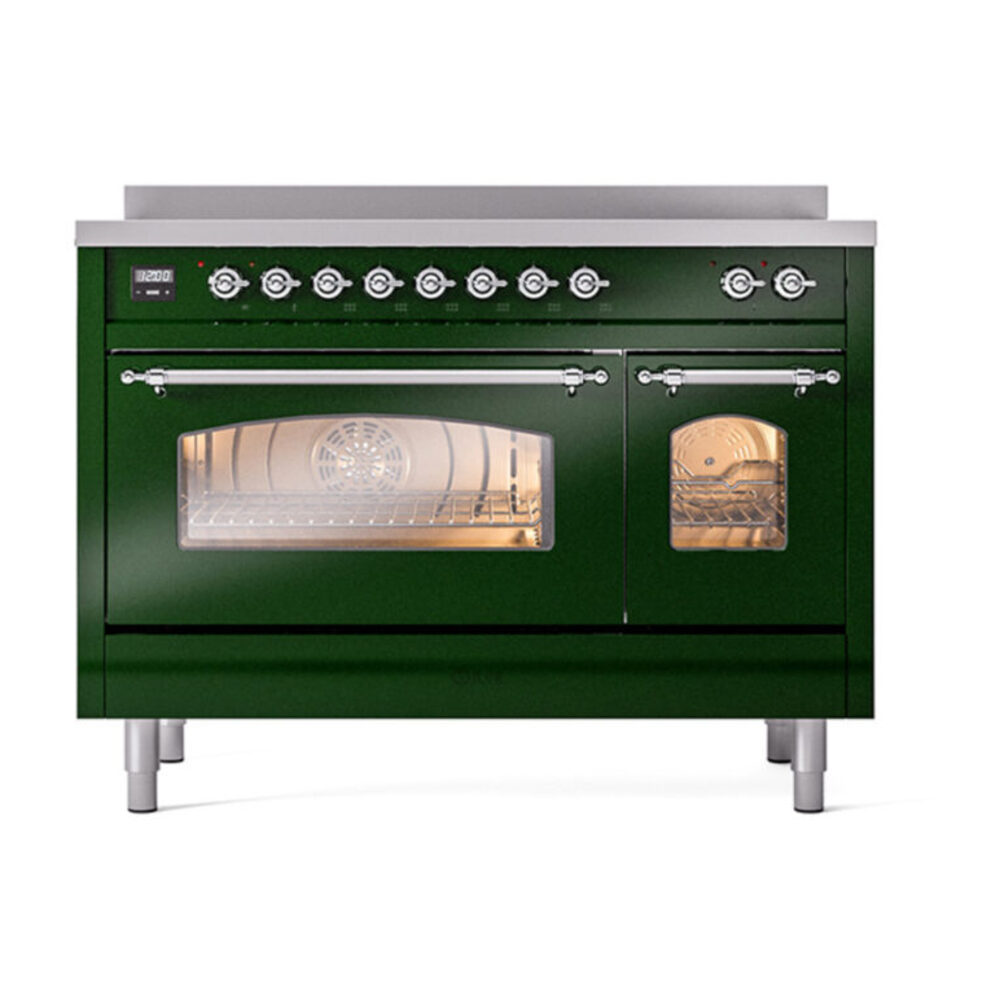 ILVE_UPI486NMPEGC_Nostalgie_II_48"_Dual_Fuel_Range_front_view