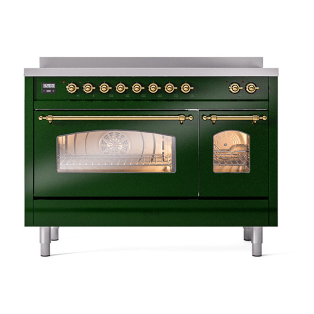 ILVE_UPI486NMPEGG_Nostalgie_II_48"_Dual_Fuel_Range_front_view