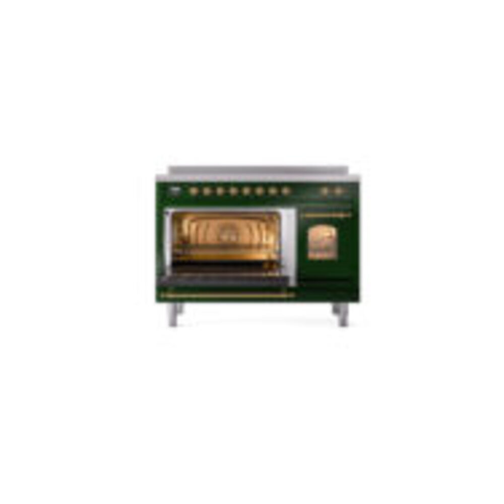 ILVE_UPI486NMPEGG_Nostalgie_II_48"_Dual_Fuel_Range_main_oven_door_opened