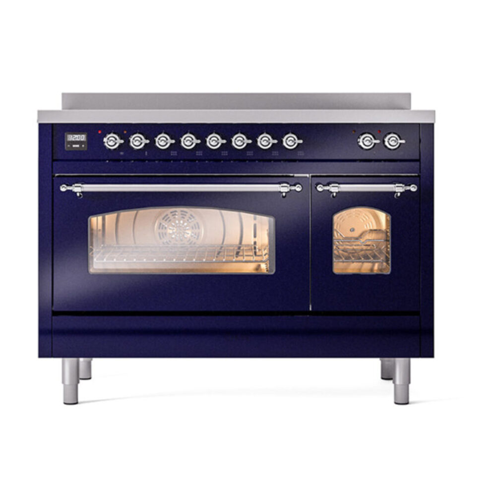ILVE_UPI486NMPMBC_Nostalgie_II_48"_Dual_Fuel_Range_front_view