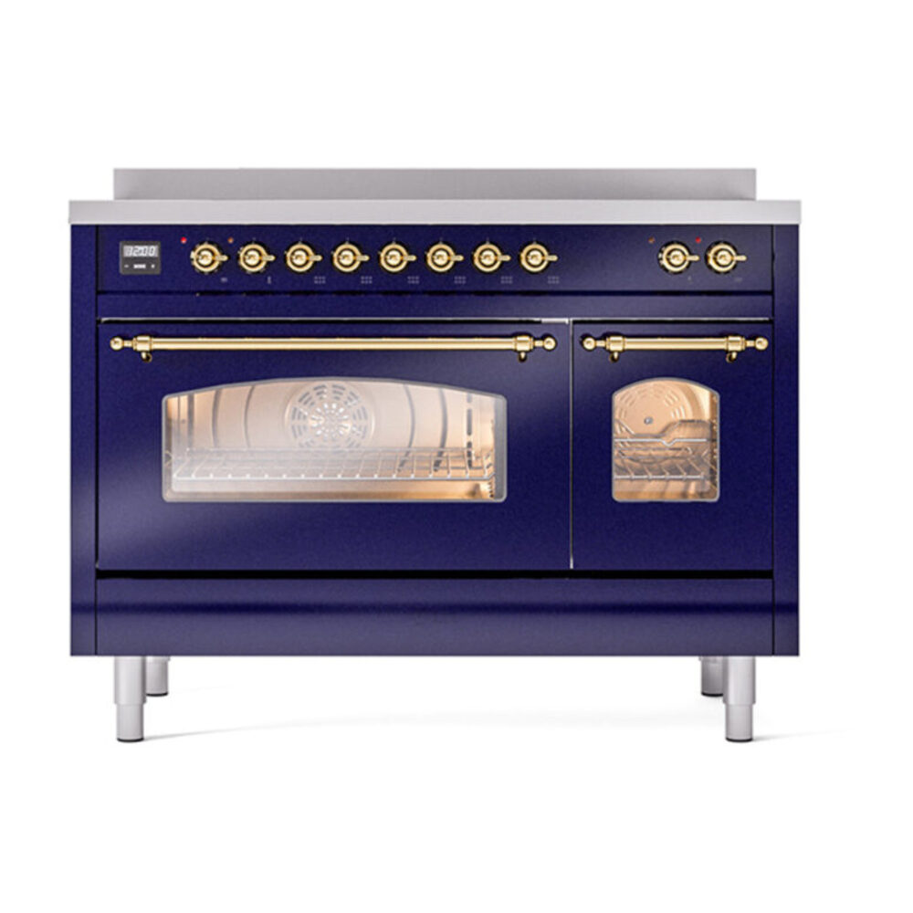 ILVE_UPI486NMPMBG_Nostalgie_II_48"_Dual_Fuel_Range_front_view