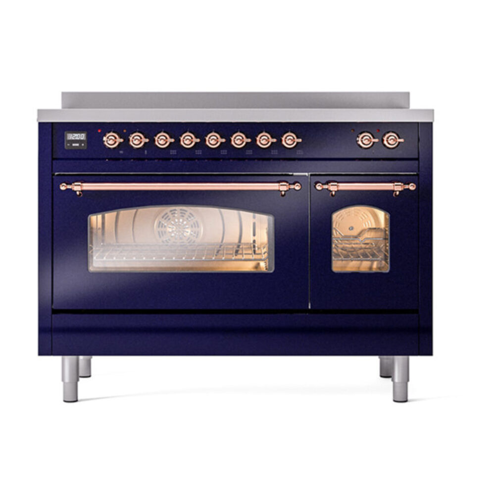 ILVE_UPI486NMPMBP_Nostalgie_II_48"_Dual_Fuel_Range_front_view