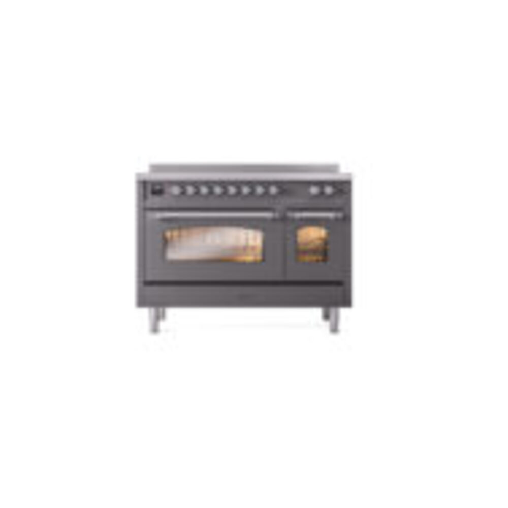 ILVE_UPI486NMPMGC_Nostalgie_II_48"_Dual_Fuel_Range_front_view