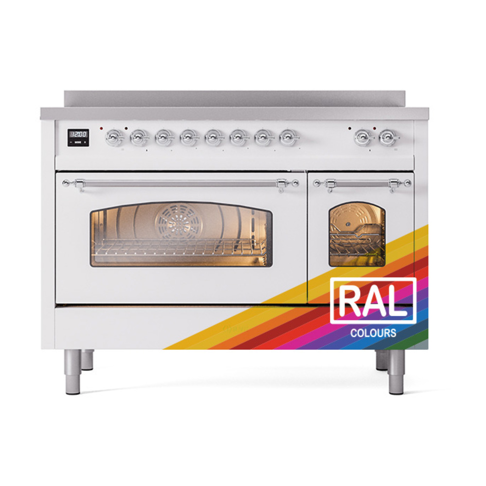 ILVE_UPI486NMPRAC_Nostalgie_II_48"_Dual_Fuel_Range_front_view