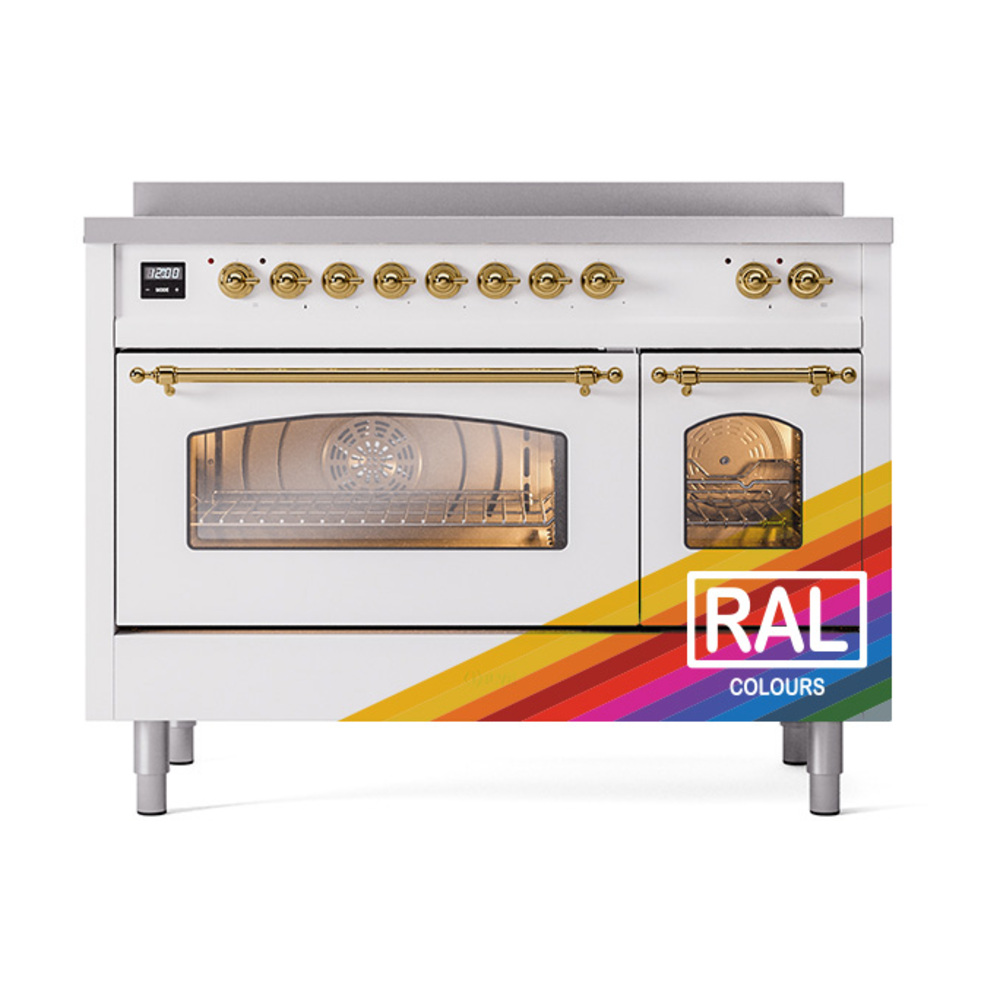 ILVE_UPI486NMPRAG_Nostalgie_II_48"_Dual_Fuel_Range_front_view