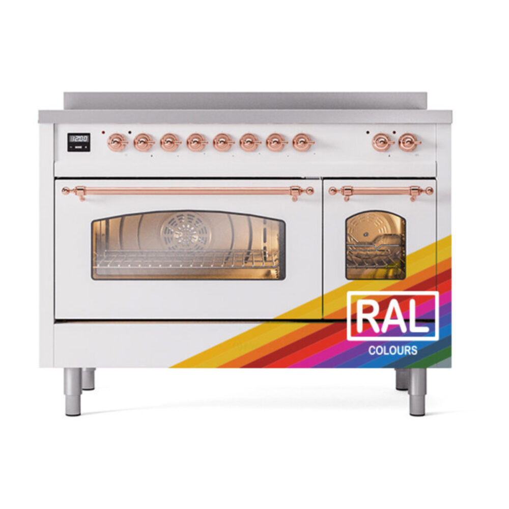 ILVE_UPI486NMPRAP_Nostalgie_II_48"_Dual_Fuel_Range_front_view