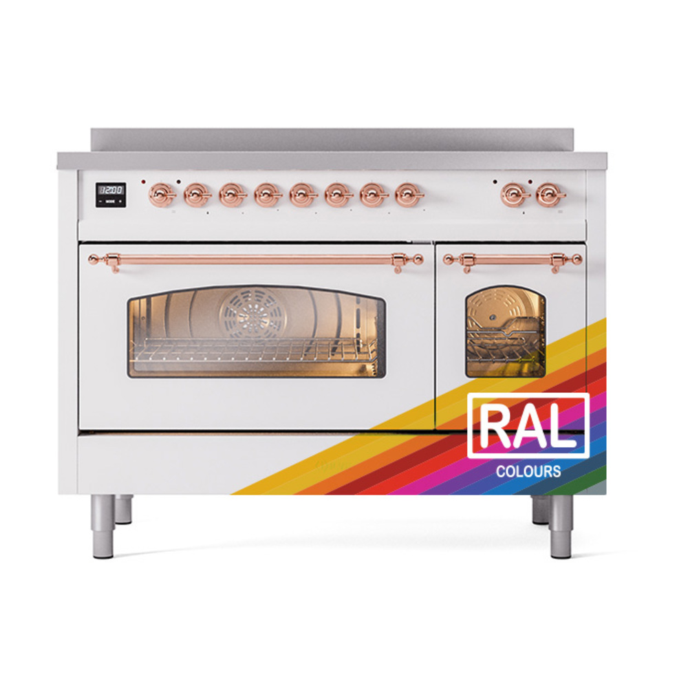 ILVE_UPI486NMPRAP_Nostalgie_II_48"_Dual_Fuel_Range_front_view