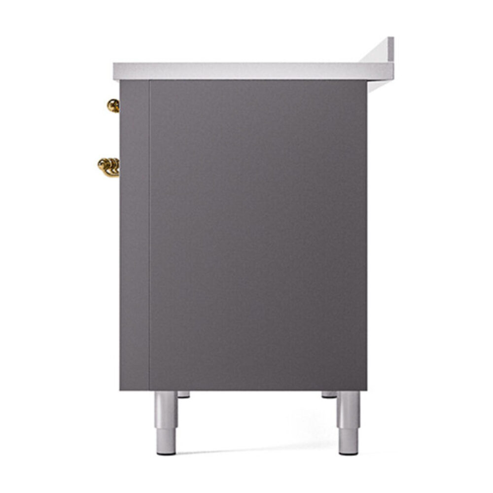 ILVE_UPI486QNMPMGG_Professional_Plus_II_48"_Dual_Fuel_Range_right_side