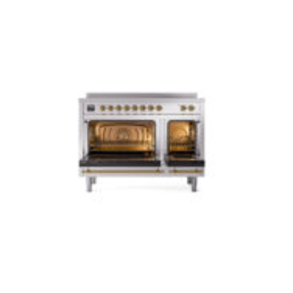 ILVE_UPI486QNMPSSG_Professional_Plus_II_48"_Dual_Fuel_Range_oven_door_opened