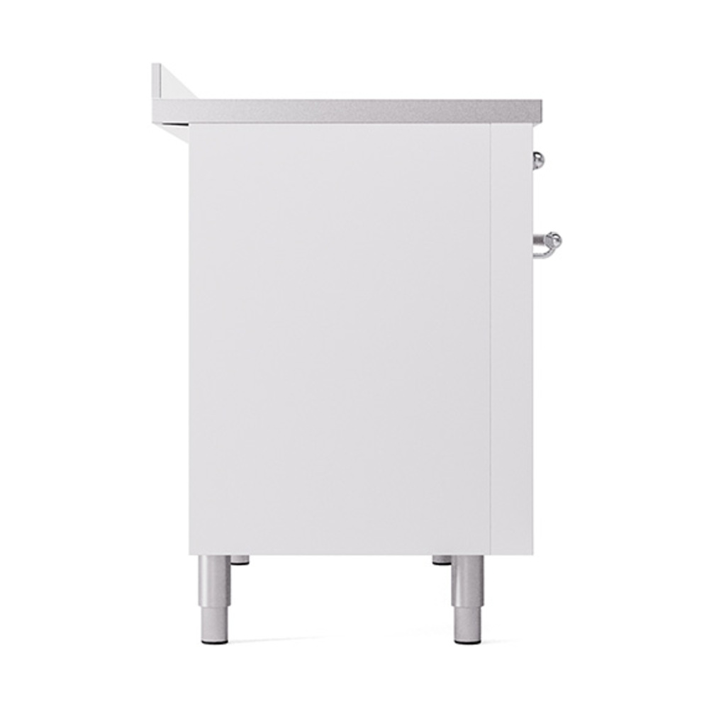 ILVE_UPI486QNMPWHC_Professional_Plus_II_48"_Dual_Fuel_Range_left_side