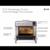 ILVE UPM09FDS3 Panoramagic oven features