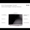 ILVE UPMI09S3SS Panoramagic cooktop features