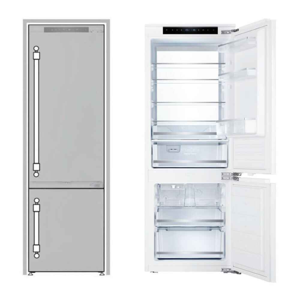 ILVE URBM22SIWPRY 24 inch Built-In Bottom Freezer Refrigerator with 8.6 cu. ft. Capacity, Automatic Ice Maker, in Panel Ready 1 URBM22SIWPRY