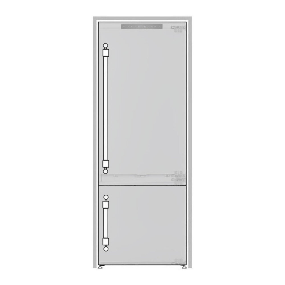 ILVE URBM28SIWPRY 28 inch Bottom Freezer Refrigerator with 12 cu. ft. Capacity, Automatic Ice Maker, in Panel Ready 1 URBM28SIWPRY