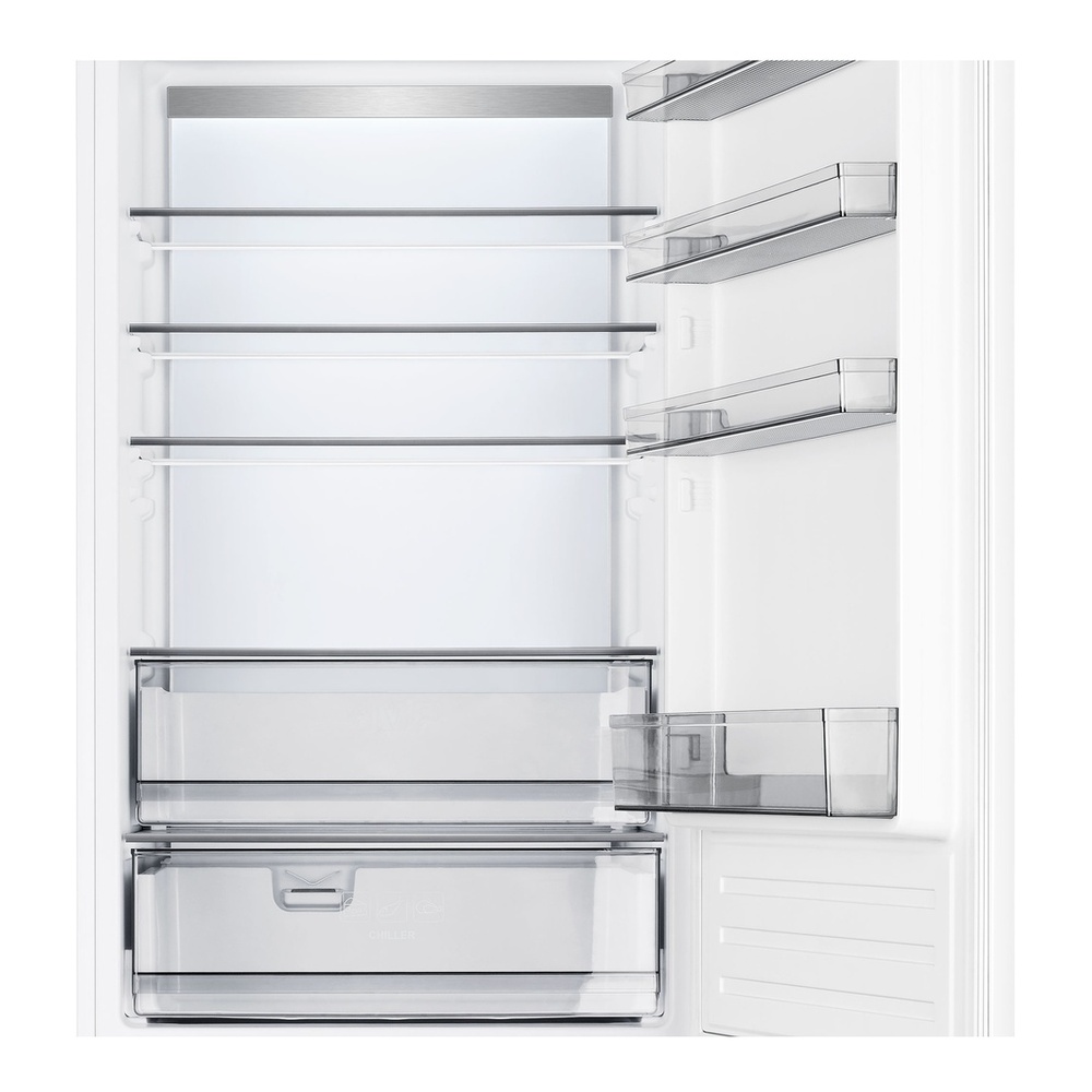 ILVE URBM28SIWPRY 28 inch Bottom Freezer Refrigerator with 12 cu. ft. Capacity, Automatic Ice Maker, in Panel Ready 6 ILVE URBM28SIWPRY refrigerator interior