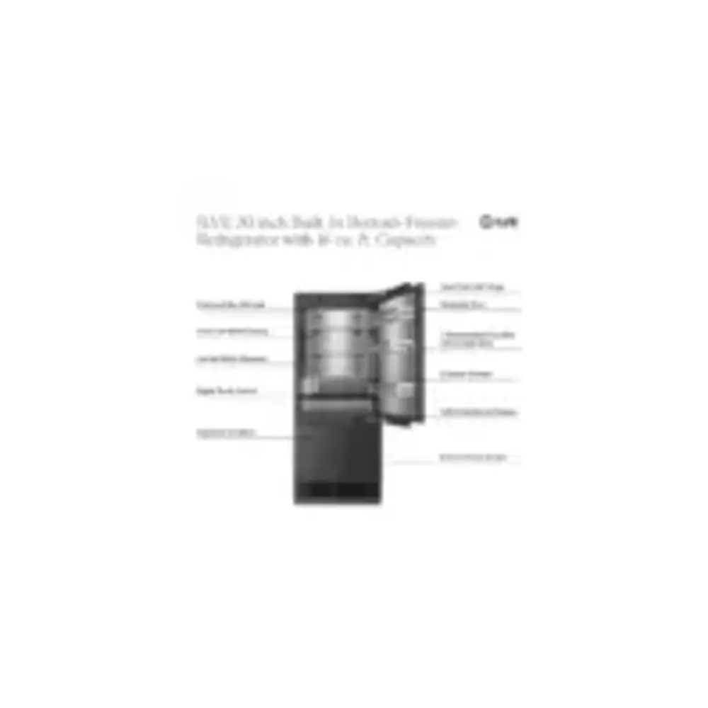 ILVE URBM30SIWPRY 30 inch Built-In Bottom Freezer Refrigerator with 16 cu. ft. Capacity, Reversible Door, Energy Star, Sabbath Mode