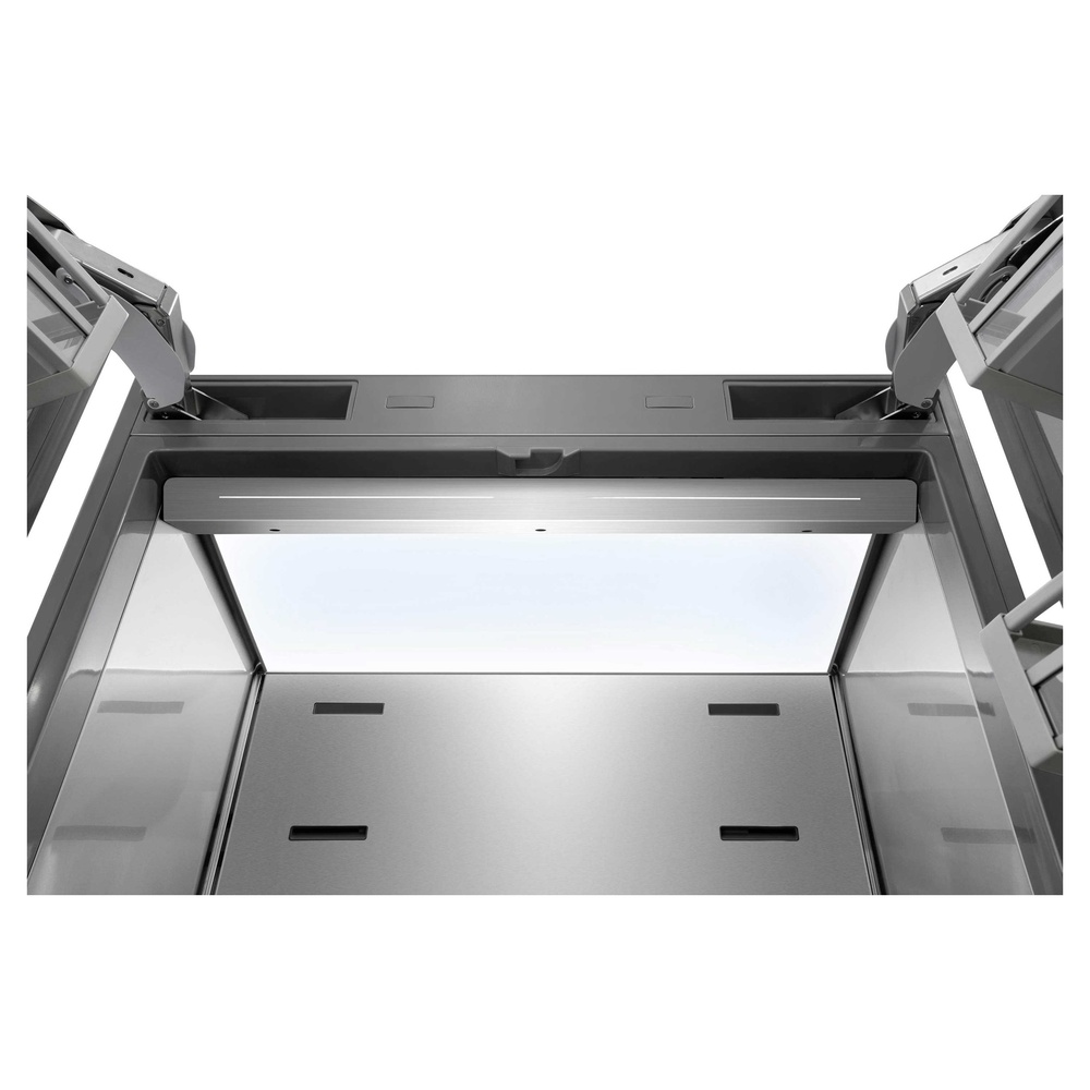 ILVE URFD36S 36 inch Built-In Bottom Mount French Door Refrigerator with 19.5 cu. ft. Capacity, Energy Star, Sabbath Mode