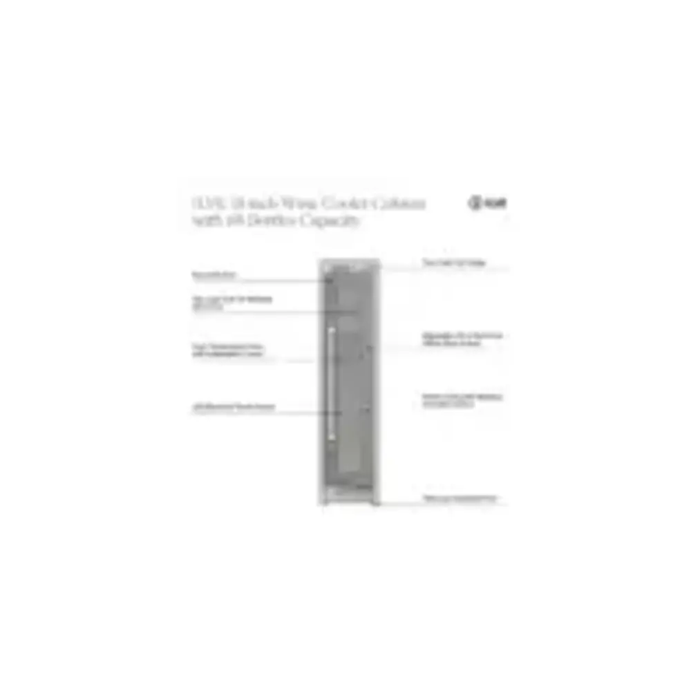 ILVE UWFC18BNNPRY 18 inch Built-In Triple Zone Wine Column with 68 Bottle Capacity, in Panel Ready