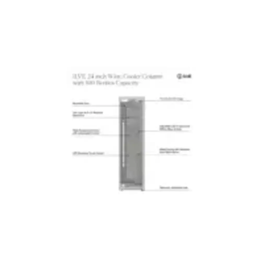 ILVE UWFC24BNNPRY 24 inch Built-In Triple Zone Wine Column with 100 Bottle Capacity, in Panel Ready