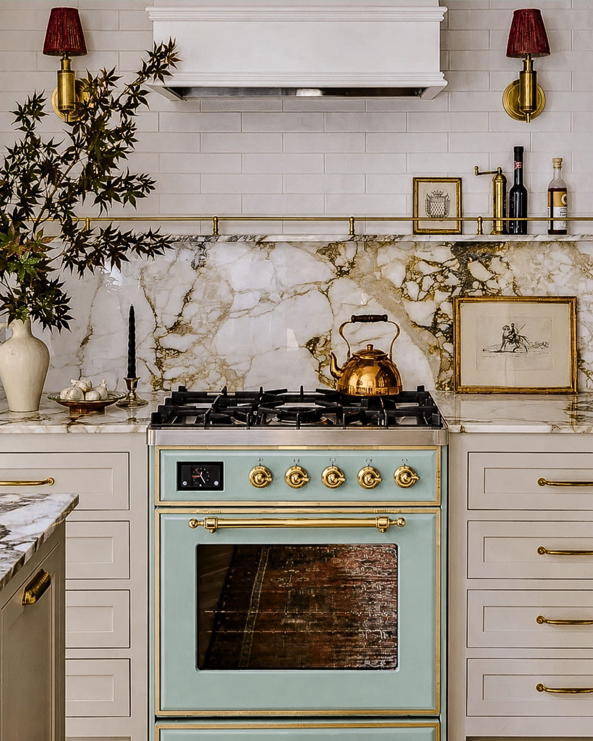 ILVE USA Media Center 33 mediterranean mint range white kitchen scaled